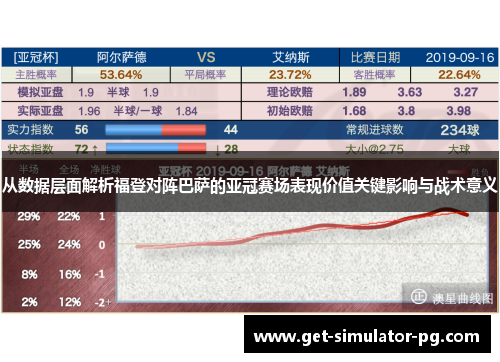 从数据层面解析福登对阵巴萨的亚冠赛场表现价值关键影响与战术意义 从数据层面解析福登对阵巴萨的亚冠赛场表现价值关键影响与战术意义